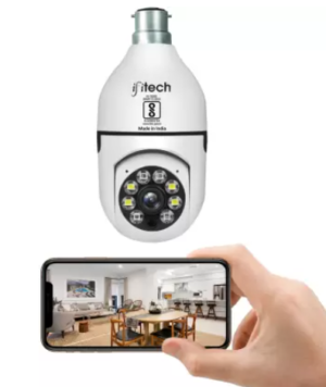 IFITech 2MP HD Bulb Type PTZ Indoor HD CCTV